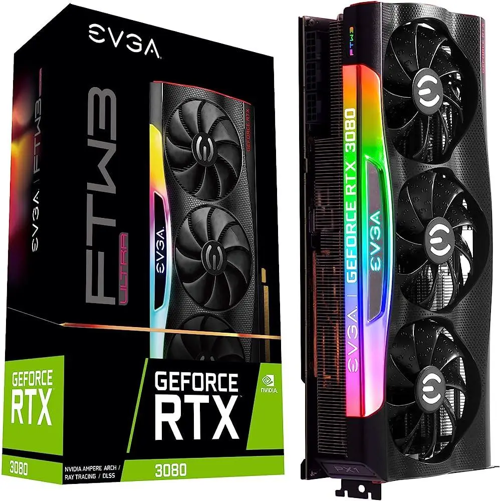 Игровая видеокарта EVGA GeForce RTX 3080 FTW3 ULTRA GAMING (10G-P5-3897-KL) - фото 2 - id-p2039971677