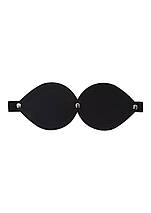 Маска на очі Infinity Taboom, шкіра веганська, чорна, фото 3