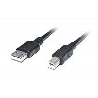 Кабель для принтера USB2.0 AM/BM 3.0m Pro black REAL-EL (EL123500027)