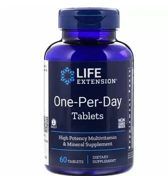 Вітамінний комплекс, One-Per-Day Tablets, Life Extension, 60 таблеток