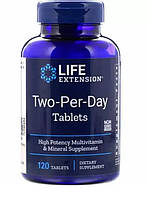 Мультивитамины, Two-Per-Day Tablets, Life Extension, 120 табл.