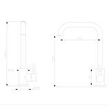 Змішувач для кухні WEZER EKO4B-01-BLACK, фото 3