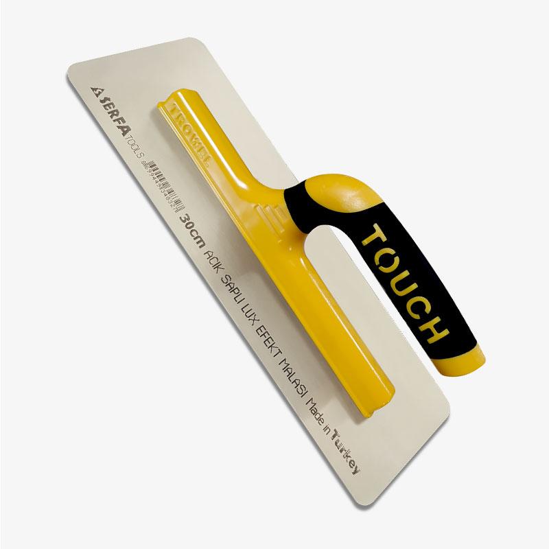 Гладилка для декоративної штукатурки 30 см Effect Trowel Open Handle, нержавіюча сталь (834)