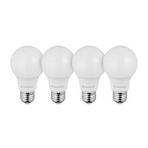 Лампи світлодіодні, набір 4 од. LL-0014, LED A60, E27, 10 Вт, 150-300 В, 4000 K, 30000 г, гарантія 3 роки