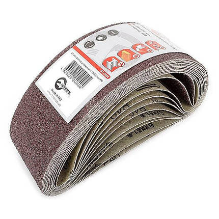 Стрічка шліфувальна 75*533 мм, К40, 10 од. INTERTOOL BT-0404, фото 1