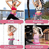 Хулахуп, масажний обруч Intelligent Hulahoop 8767, блакитний, фото 2