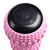 Масажний м'яч для тіла Supretto вібраційний подвійний, рожевий (8563), фото 4