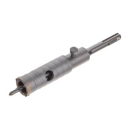 Комплект: Свердло корончастот для бетону 26 мм + Перехідник SDS Plus 100 мм INTERTOOL SD-7026, фото 1