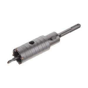 Комплект: Свердло корончастот для бетону 36 мм + Перехідник SDS Plus 100 мм INTERTOOL SD-7036