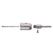 Комплект: Свердло корончастот для бетону 46 мм + Перехідник SDS Plus 100 мм INTERTOOL SD-7046, фото 5