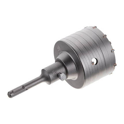 Комплект: Свердло корончастот для бетону 80 мм + Перехідник SDS Plus 100 мм INTERTOOL SD-7080, фото 3
