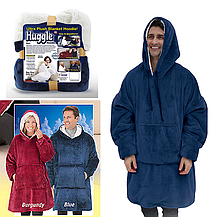 Плед толстовка з капюшоном Huggle Hoodie Blanket, фото 6