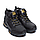 Чоловічі зимові шкіряні черевики Black, фото 2