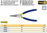 Съемник стопорных колец Польша прямой разжим l=160 мм VOREL-43050