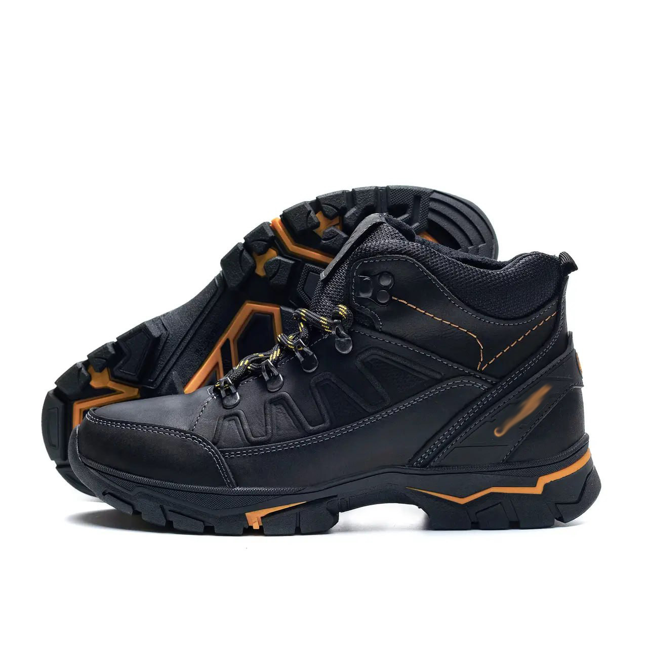 Чоловічі зимові шкіряні черевики NS black