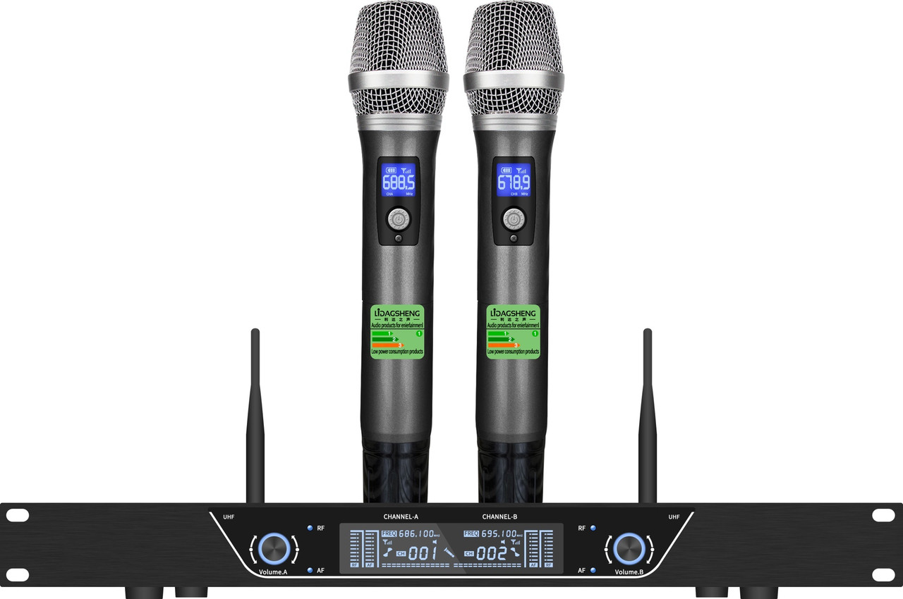 Мікрофони професійні бездротові Temeisheng LD-952 метал