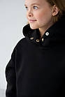 Дитячий флісовий спортивний костюм зимовий чорний Комплект оверсайз Худі + Штани на зиму, фото 7