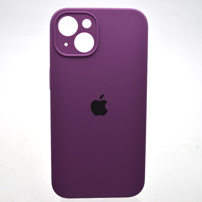 Силіконовий чохол накладка Silicon Case Full Camera для iPhone 15 Purple, фото 1