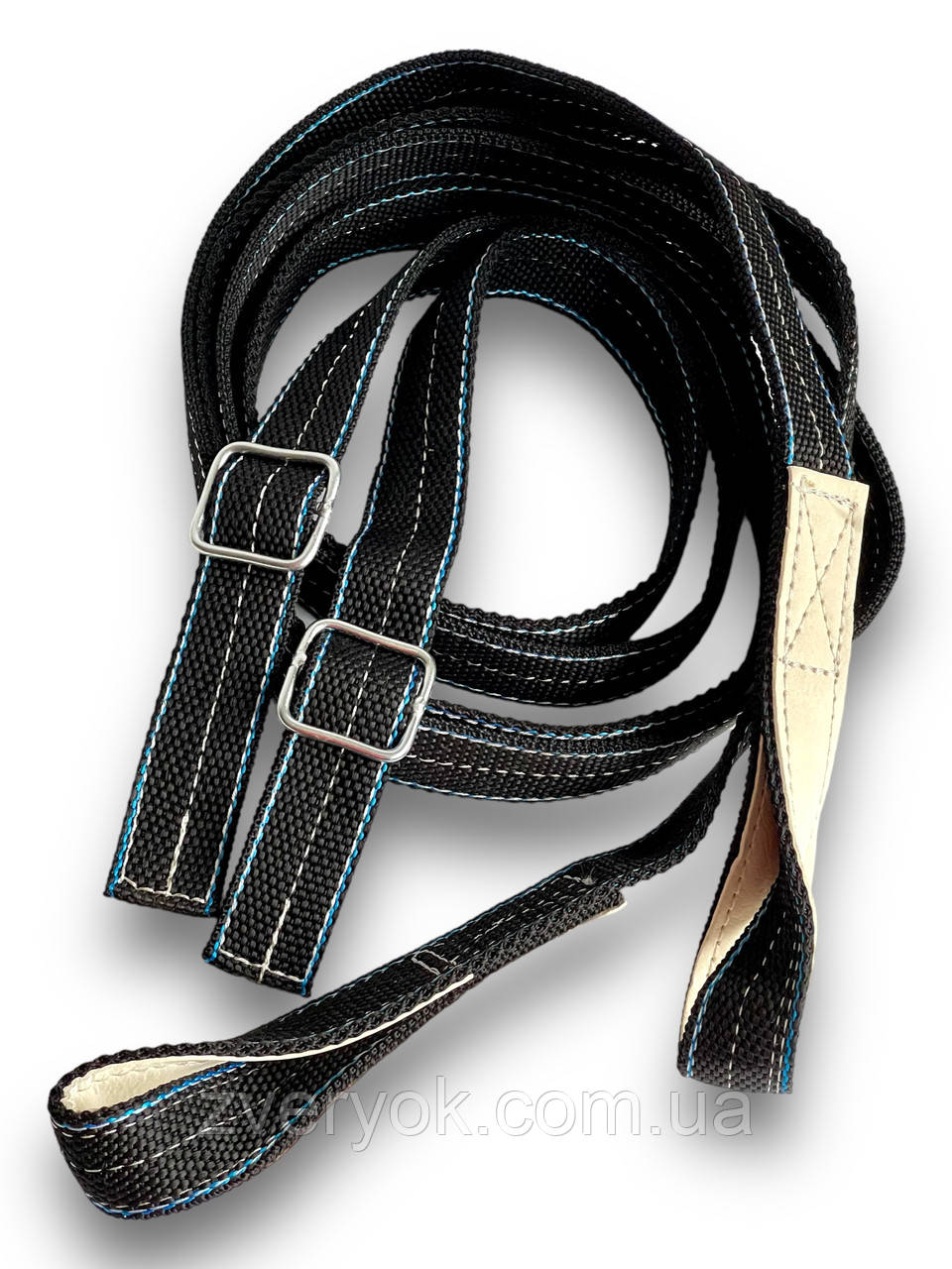 Посторонки нейлонові подвійні 235 см (пара), 40 мм. Посторомки кінна упряж