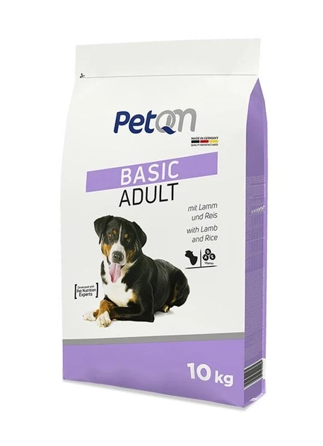 Сухий корм PetQM Dog Basic Adult Lamb & Rice для дорослих собак з ягнятком та рисом 10 кг