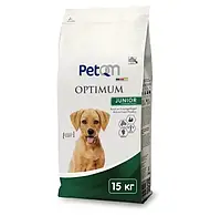 Корм для собак PetQM Dog Optimum Junior оптимум юниор со свежей птицей 15 кг