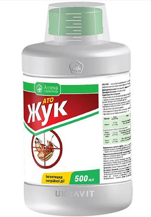 Багатокомпонентний інсектицид Ато Жук 500 мл, УКРАВІТ, фото 1