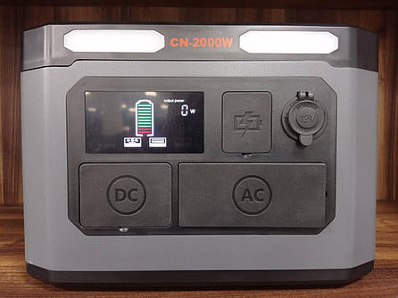 Пopтaтивнa зapяднa cтaнція 2000W/4000W(Max), 220V, 2109Wh, 22.2V/95Ah (570000mAh/З.7V) PRO-PS2000F PROTESTER, фото 1