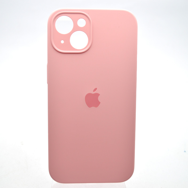 Силіконовий чохол накладка Silicon Case Full Camera для iPhone 15 Rose Pink, фото 1