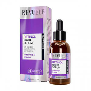 Зволожувальна нічна сироватка для обличчя з ретинолом Revuele Retinol Night Serum 30 мл