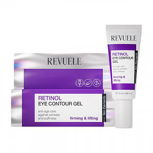 Гель для шкіри навколо очей Освітлення та зміцнення Revuele Retinol Eye Contour Gel 25 мл