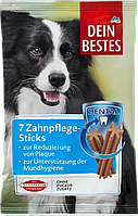 Ласощі для собак Dein Bestes Hundeleckerli Dental Zahnpflege-Sticks, 203 g