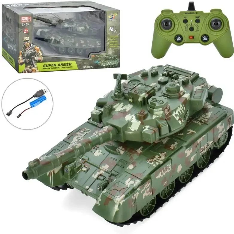 Танк з пультом дистанційного керування Super Armed 899-12 (з акумулятором, стріляє кульками)