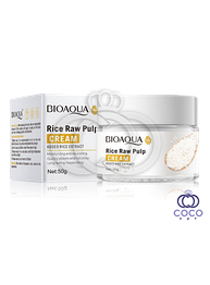 Крем для обличчя з екстрактом рису Bioaqua Rice Raw Pulp Cream, 50 г