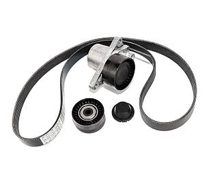 Натягувач + ролик + ремінь генератора на Renault Scenic IV 2016-> 1.6dCi - Renault (Оригінал) - 117207253R