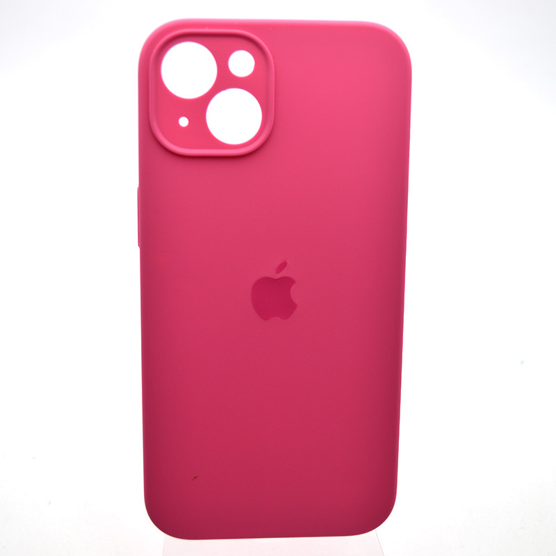 Силіконовий чохол накладка Silicon Case Full Camera для iPhone 15 Dragon Fruit Color, фото 1