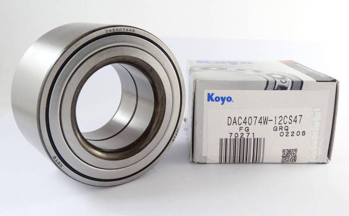 Підшипник DAC 4074W-12CS47 (40*74*40) маточини Octavia, Bora, Golf IV від Koyo Японія, фото 1