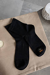 Чоловічі шкарпетки високі дикий шовк чорні 41-47