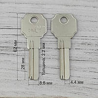 Ключ №18 G-073 LIN19D заготовка (латунь)