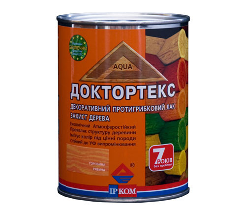 Акриловий водний грунт-лак "Доктортекс" ІР-013 (білий) 0,8 л