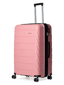 Валіза велика L поліпропілен пудра 76х51х29+5/115л/4.6кг/Snowbal 33603