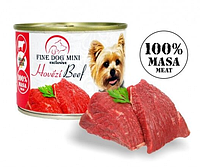 Консерва для собак FINE DOG MINI с говяжьим мясом 200 г 337