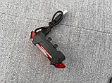 Велофара передня та задня Bike Light 025 велосипедний акумуляторний ліхтар на велосипед із кріпленням, фото 10