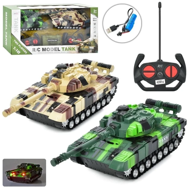 Ігровий набір танковий бій YSDY987-T8 (ігровий комплект із 2х танків з пультами дистанційного керування)