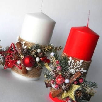 Свічки декоративні