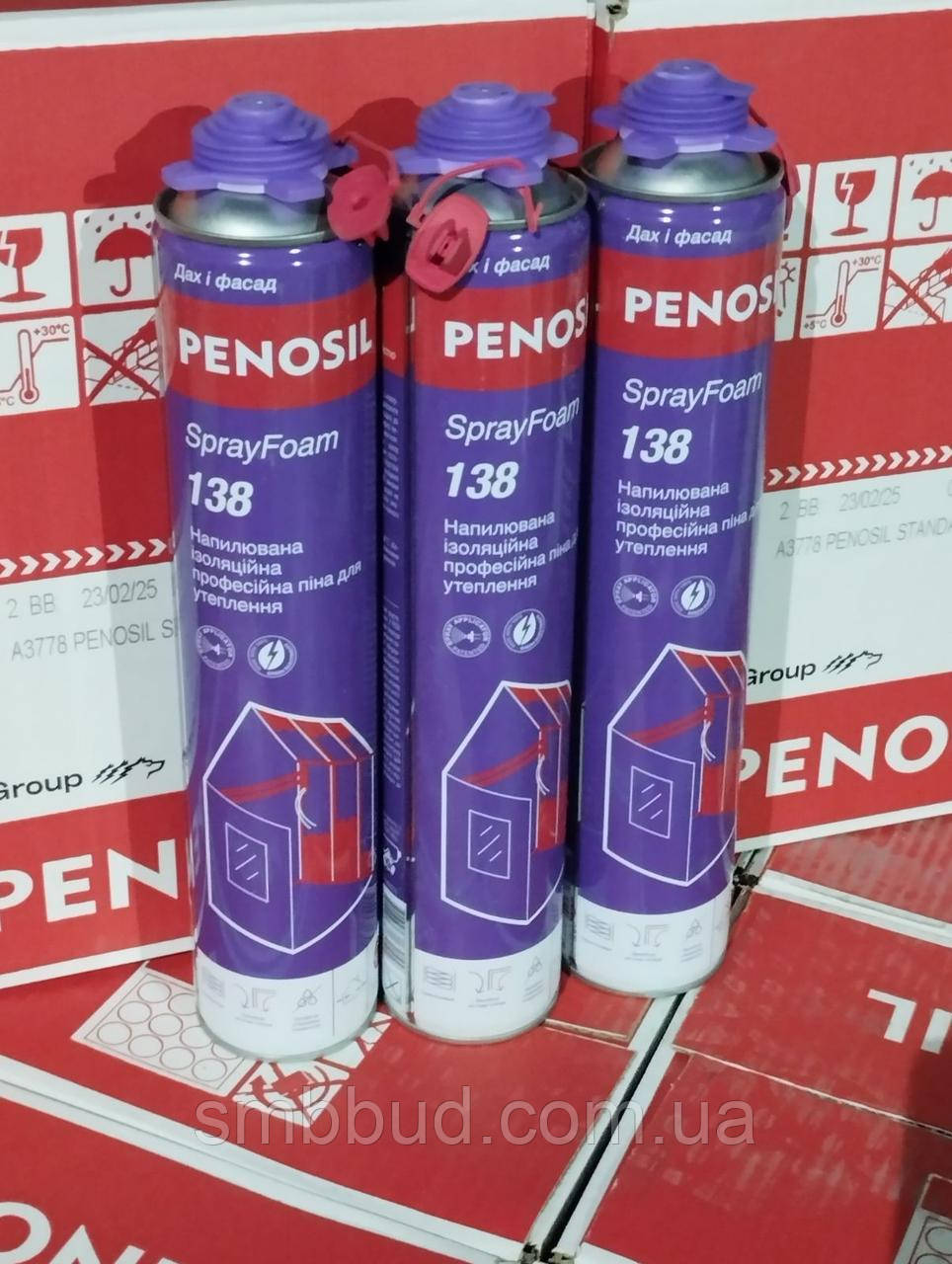 Напиляєма поліуретанова піна Penosil 138 Insulation Foam для утеплення, фото 1