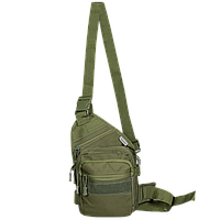 Camotec СУМКА GUNNER SLING OLIVE, тактическая сумка олива, мужская сумка, военная сумка через плечо для оружия