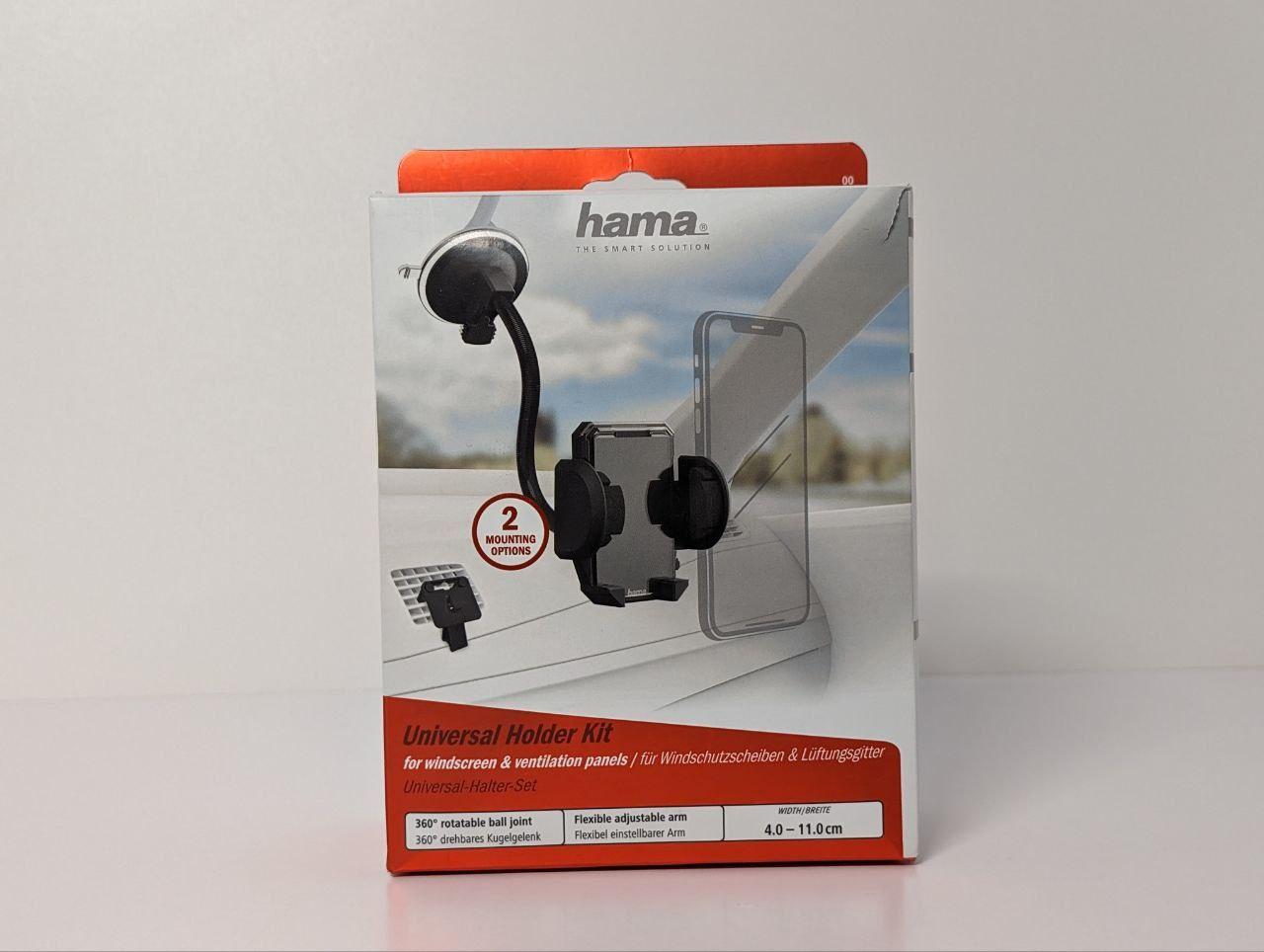 Комплект автомобільних тримачів для стільникових телефонів Hama 2в1 "Multi"