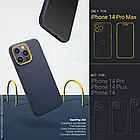 Чохол Caseology Nano Pop Mag Blueberry Navy для iPhone 14 Pro Max + 2 захисних скла, фото 9