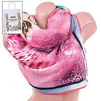 Жіночий шарф (ES1405-3-8) 180х75 см Eterno Рожевий (2000001438060)