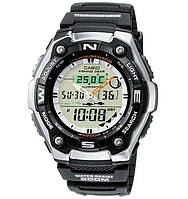 Мужские часы Casio AQW-101-1A fishing timer термометр illuminator